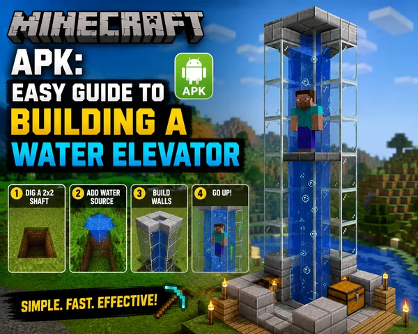 Minecraft APK: Easy Guide to Building a Water Elevator