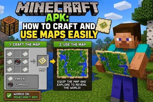 Minecraft APK: How to Craft and Use Maps Easily