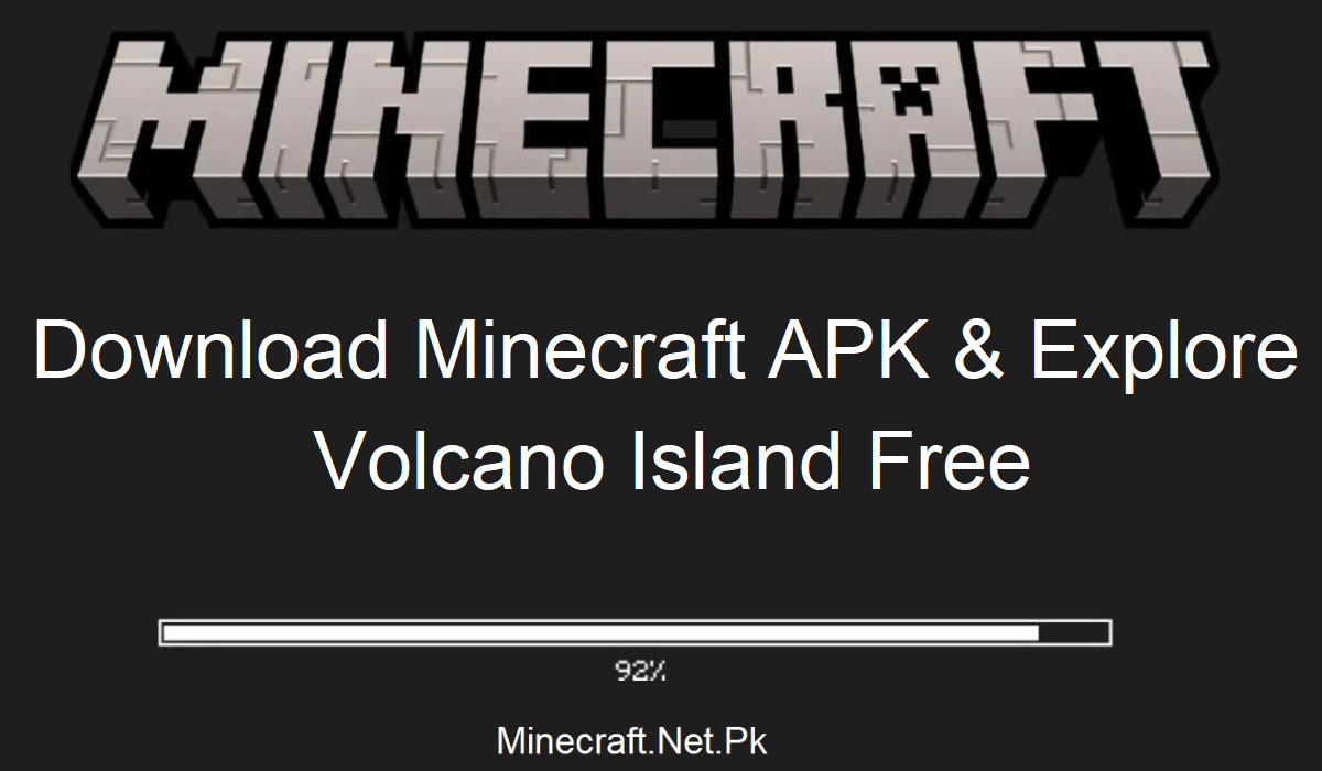 Minecraft APK Volcano Island